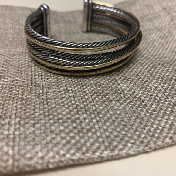 David Yurman 4 Row Crossover Bracelet - Picture 7 of 8